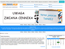 Tablet Screenshot of oswiata.org.pl