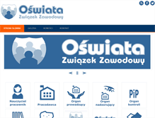 Tablet Screenshot of oswiata.net.pl